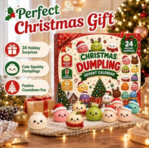 Dumpling squishy advent calendar