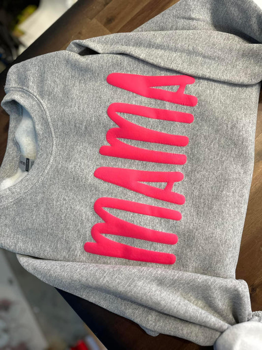 Puff Name sweatshirts (no glitter backing) - WS