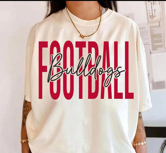Custom Football tees - WS
