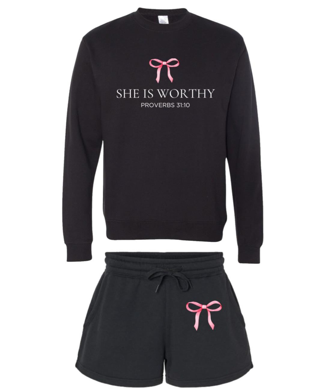 She is worthy- sweatshirt