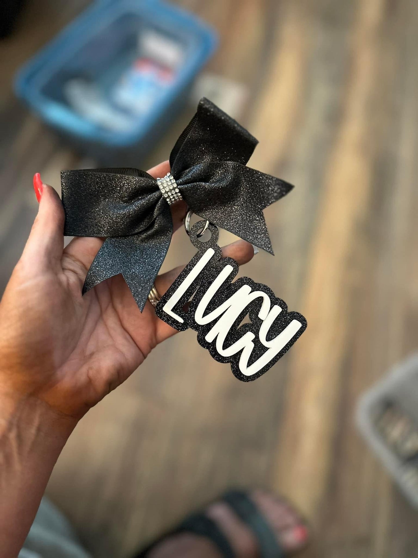 Name tags with bows