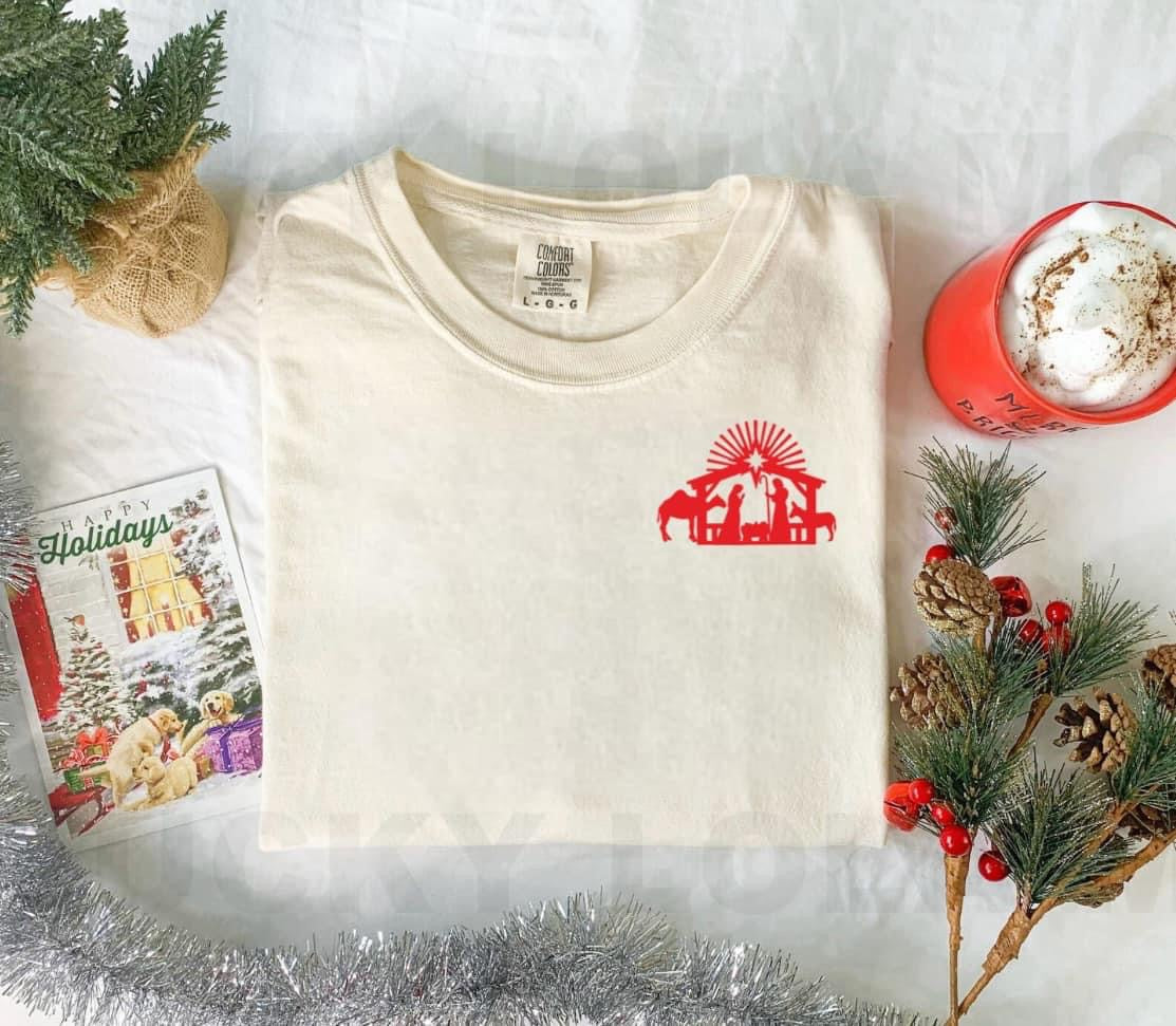 Comfort colors brand Christmas tees