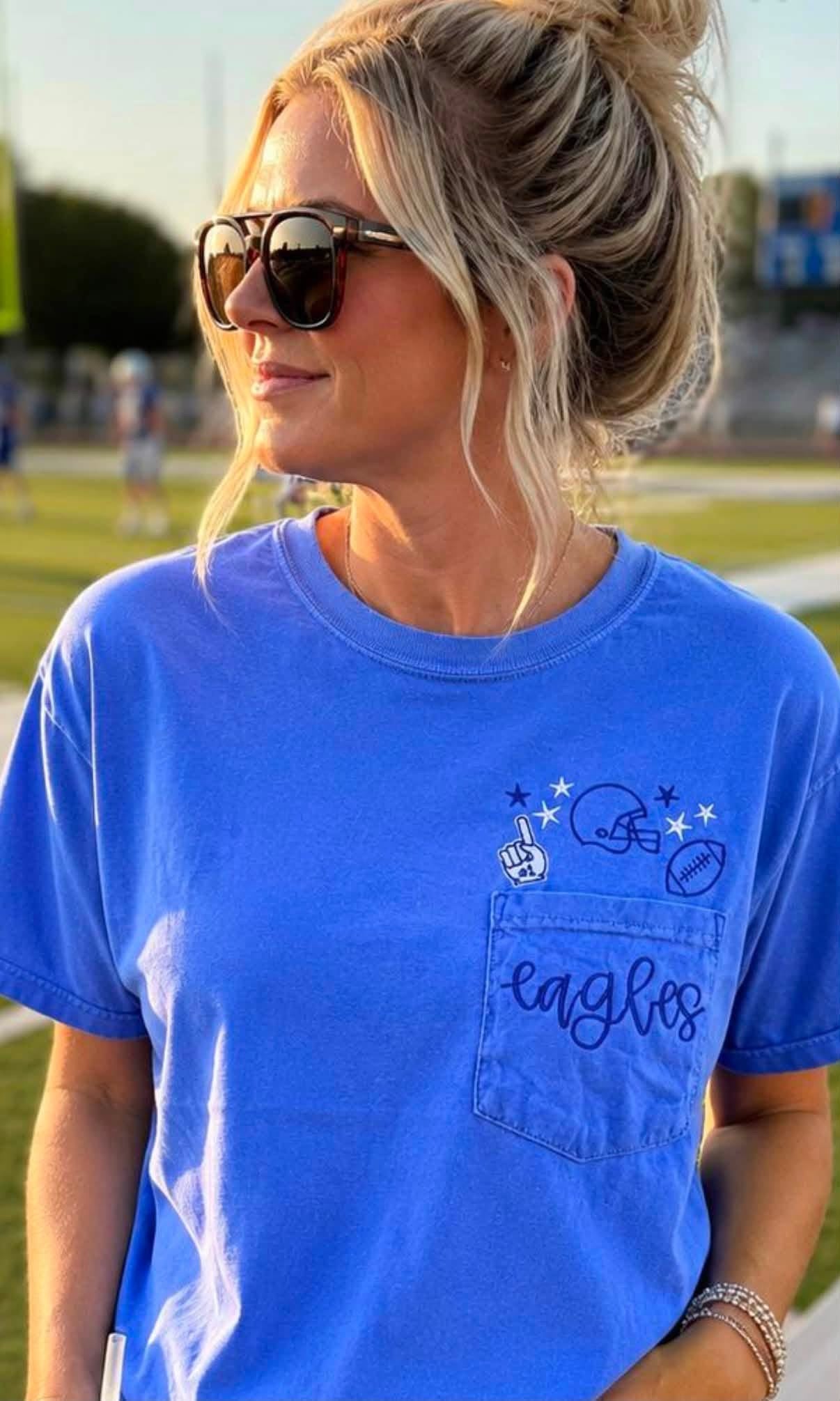 Sport theme pocket embroidery design - WS