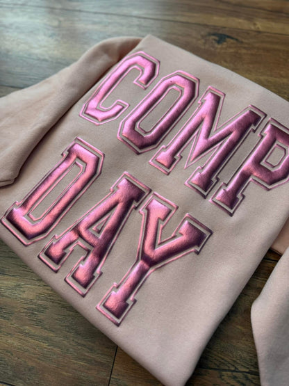 Metallic Puff Sweatshirts
