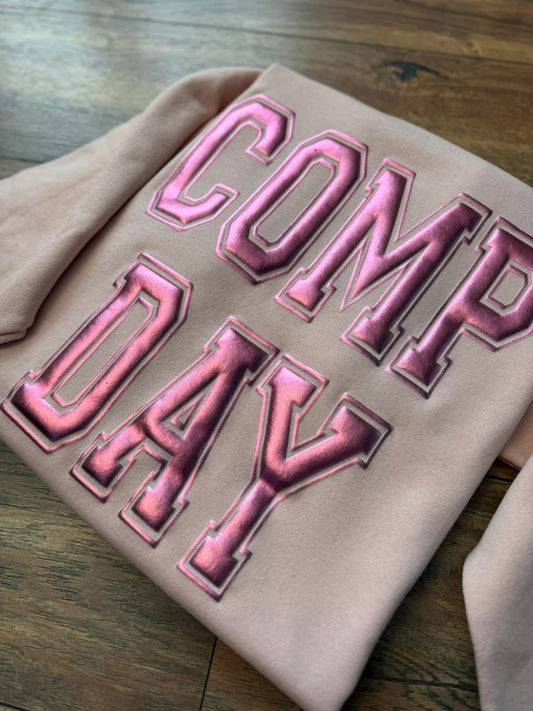 Metallic Puff Sweatshirts