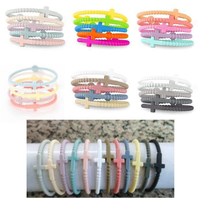 Macaron Cross Bracelet Sets