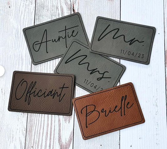 Engraved patches - WS