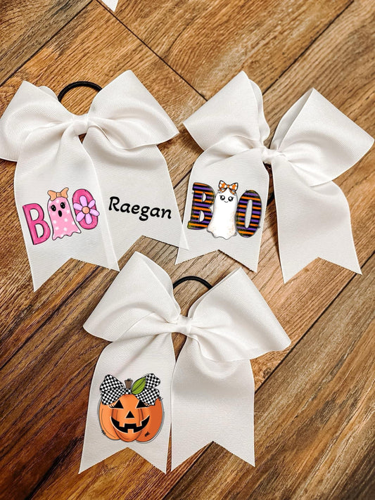 Not so Spooky hair bows - WS