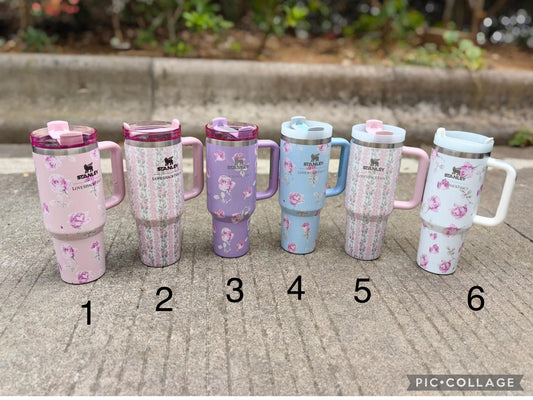 30 oz Floral Tumblers