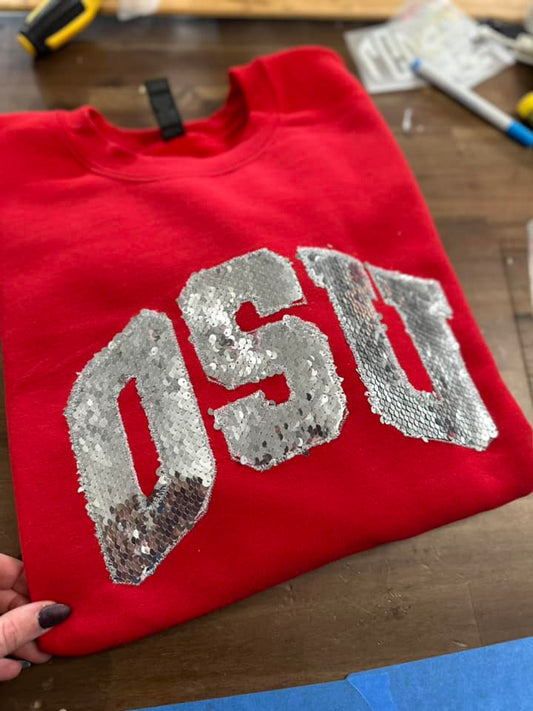 sequin sweatshirt