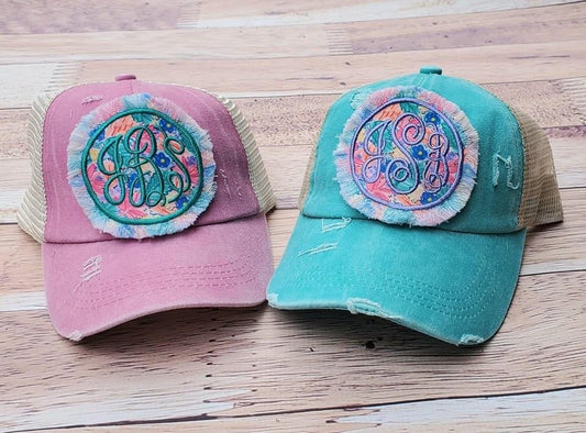 CC hat with Lilly Patch