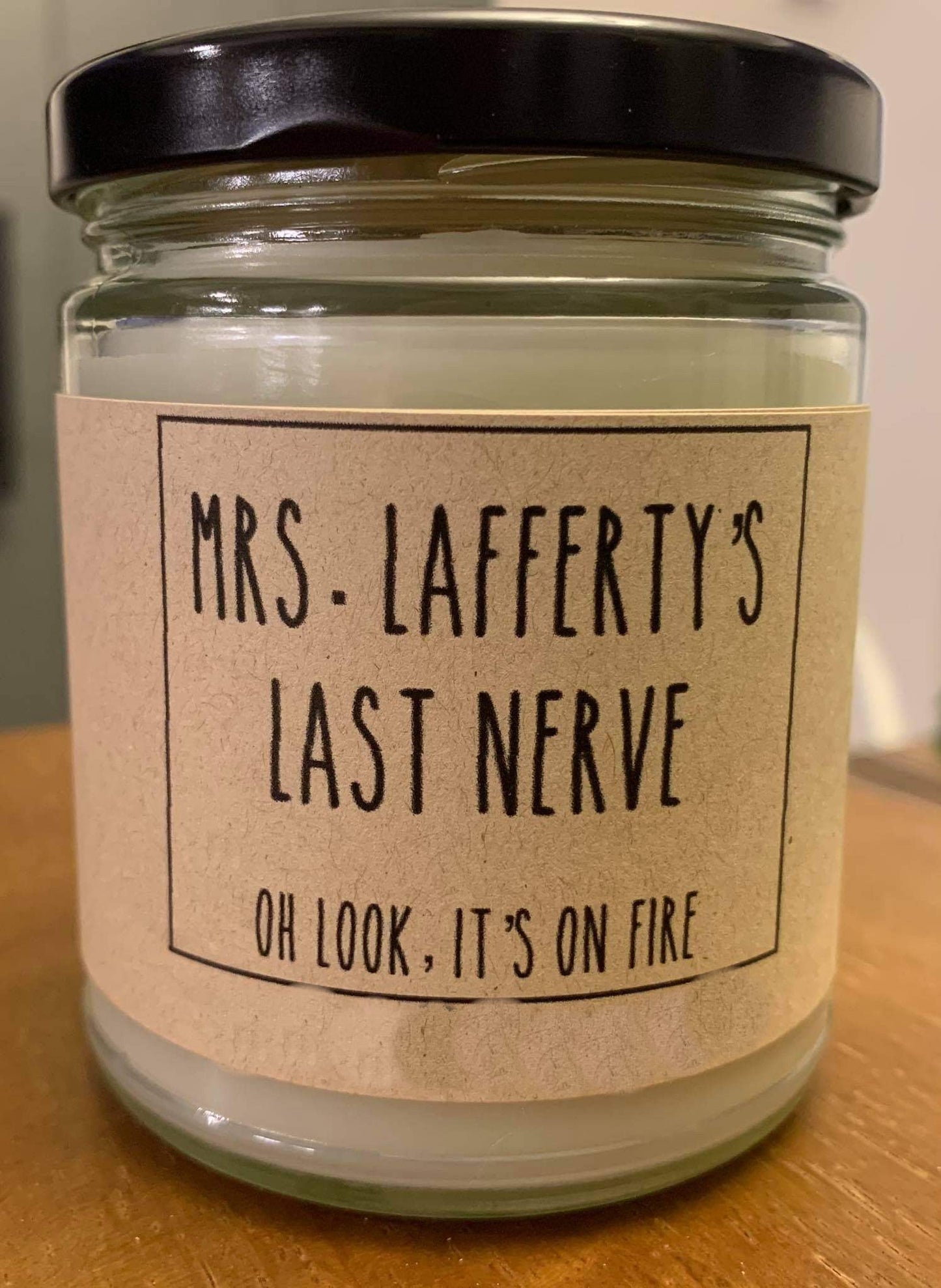 Teacher last nerve candle