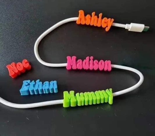 Charging Cord Name Covers