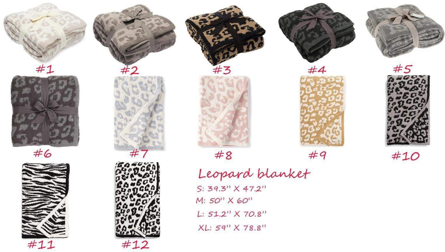 Printed Animal Print Blankets